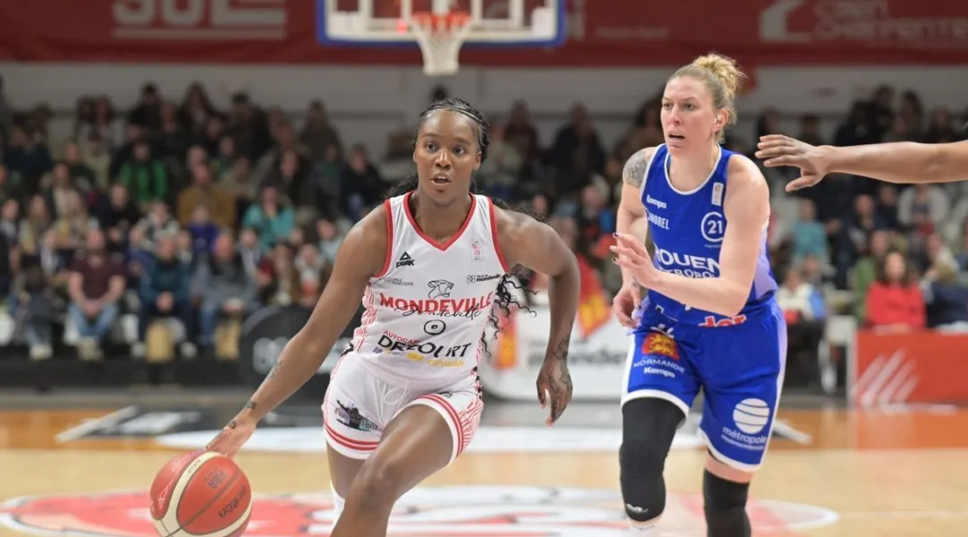 Basket - Ligue 2 féminine : l'USO Mondeville bat Rouen dans le derby normand.