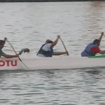 Pas de course Polynésie la Première va'a sans les parava'a