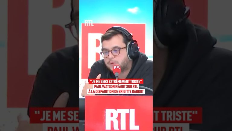 Paul Watson ému par la perte de Brigitte Bardot sur RTL