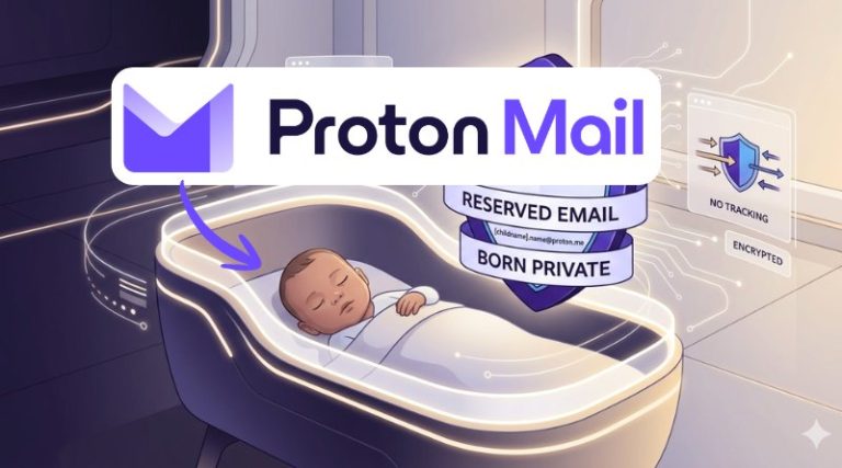 Proton Born Private - Réservez une adresse e-mail pour votre enfant