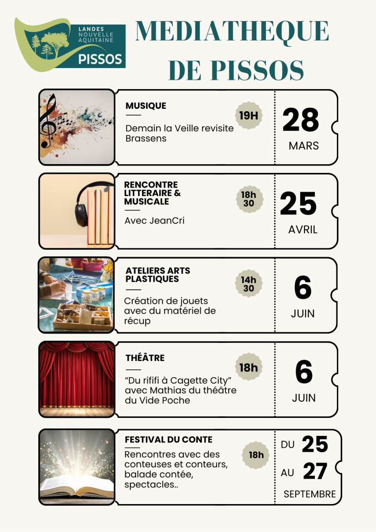 Programmation médiathèque