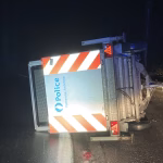 La Roche-en-Ardenne : vandalisme sur une remorque de balisage de la police Famenne-Ardenne