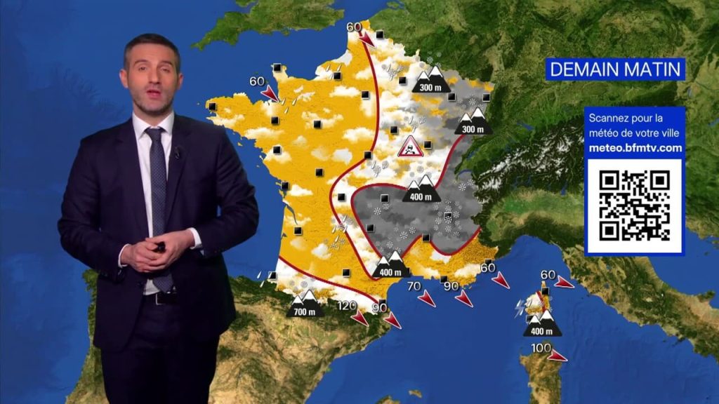 Un air plus froid s'étend sur la France avec des pluies attendues cet après-midi