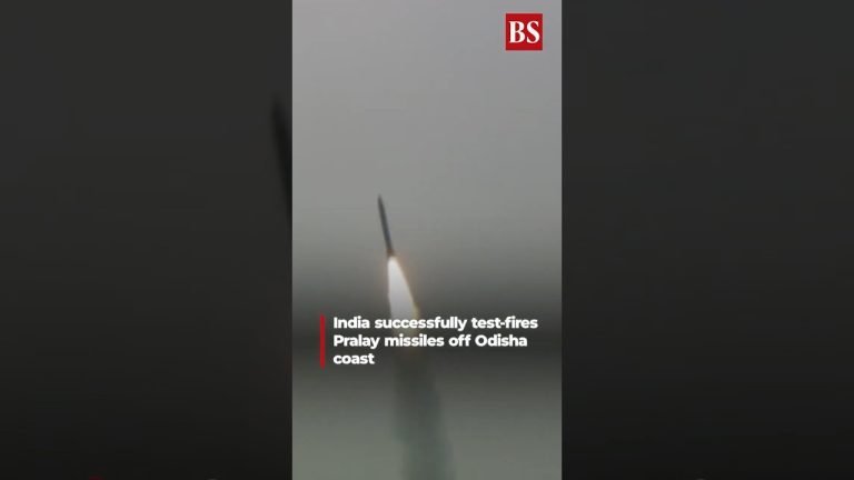Vidéo : L'Inde teste avec succès les missiles Pralay au large d'Odisha