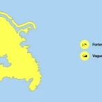 La Martinique placée en vigilance jaune pour fortes pluies, orages et vagues-submersion