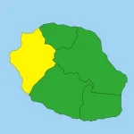 Vigilance jaune : fortes pluies et orages sur les hauts de l'Ouest de 11h à 17h