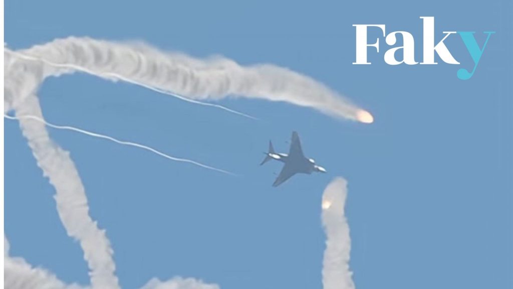 Vidéo d'un pilote de chasse américain 'évitant des missiles iraniens' provient d'un jeu vidéo