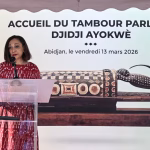 Le « tambour parleur » revient en Côte d’Ivoire, 110 ans après son pillage par les colons français.