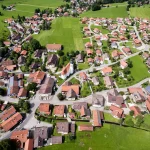 Un village en zone rurale