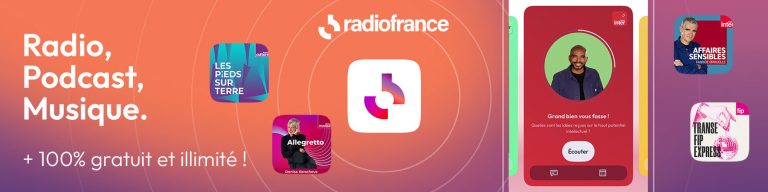 Découvrez l'application mobile de Radio France pour écouter vos émissions préférées