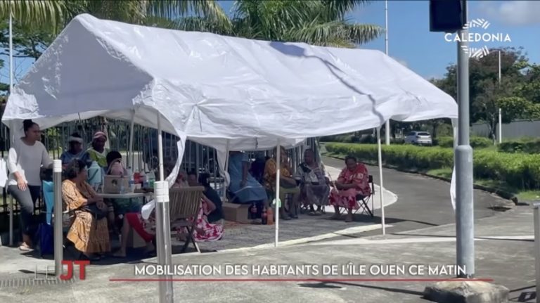 Privés de bureau de vote, les habitants de l'île Ouen se mobilisent...  Le JT de Caledonia du 9 mars