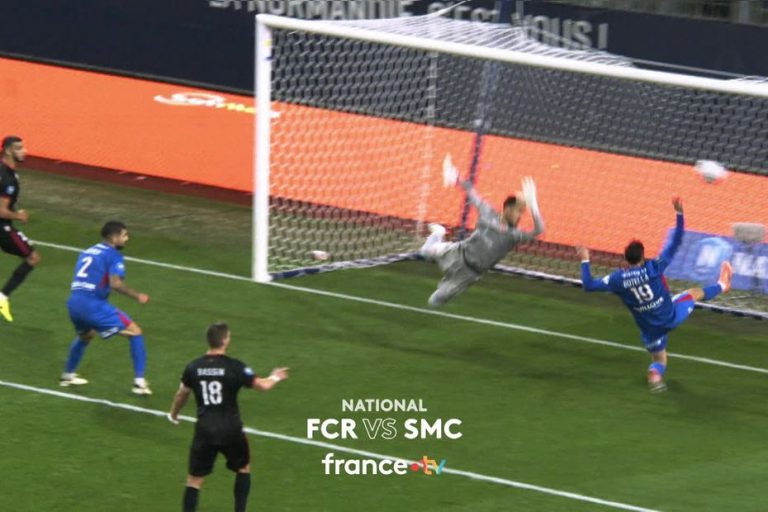 REPLAY FOOTBALL. Match nul (1-1) entre le FC Rouen et le SM Caen en cette 27e journée de National