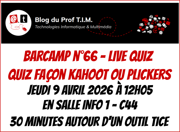 Barcamp n°66 : Participez au Live Quiz de la Forge des Apps