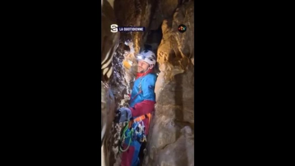 Kilian Bron : du VTT dans les grands espaces à la spéléologie dans des grottes étroites