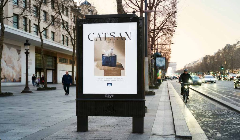 Un sac luxueux devient bac à litière pendant la semaine glamour de Paris