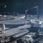 Construire avec des roches lunaires