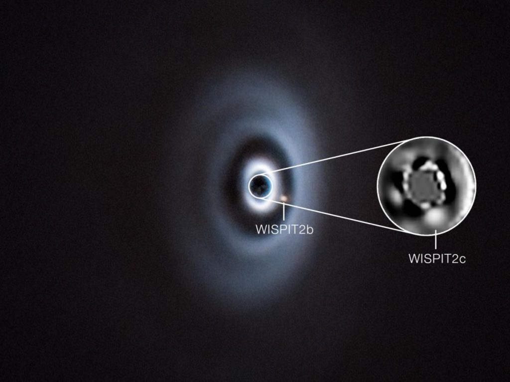 Deux planètes en formation autour de la jeune étoile WISPIT 2