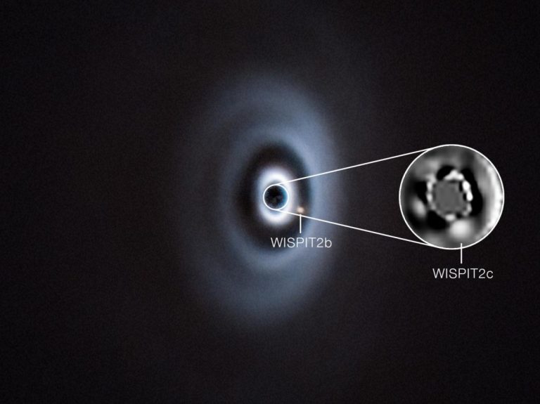 Deux planètes en formation autour de la jeune étoile WISPIT 2