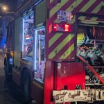 Le feu dans une maison d'un quartier très résidentiel au Mans près de la voie ferrée