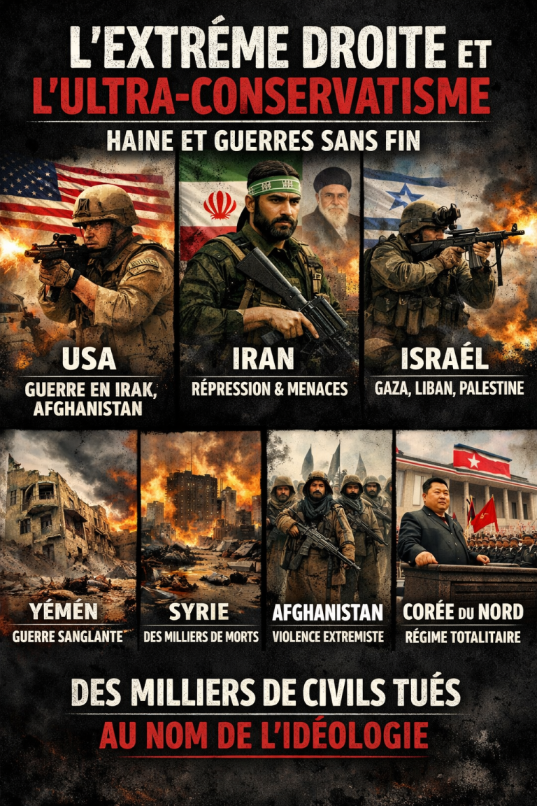 Extrême droite et ultra-conservatisme : comment l’idéologie déclenche guerres et tueries de civils
