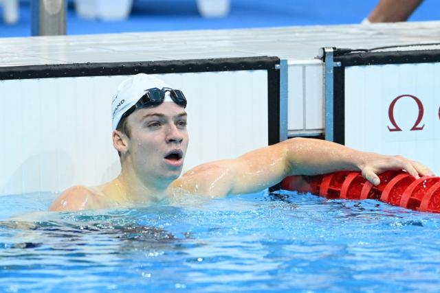 Léon Marchand termine 4e du 400 m aux Pro Swim Series de Westmont