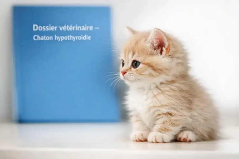 Hypothyroïdie : un chaton de 3 mois à la croissance arrêtée et les signes d'alerte à connaître