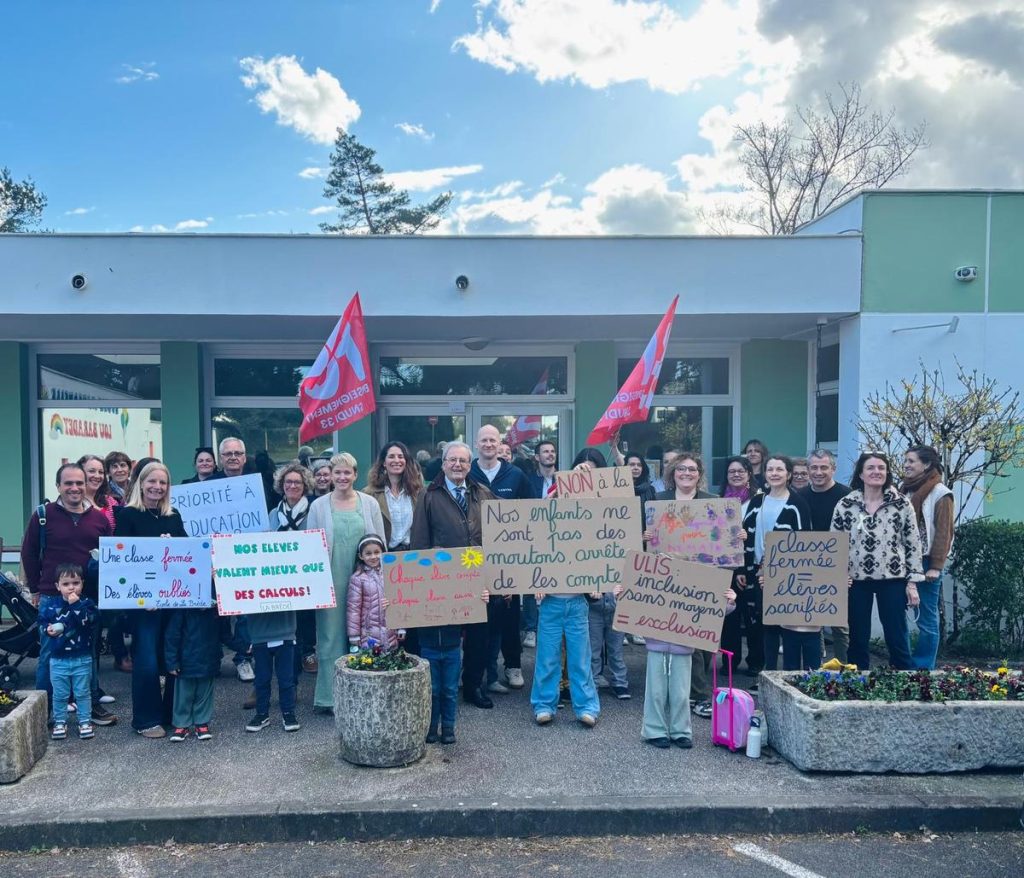 Fermetures de classes menacées à La Brède, Fontet, Podensac et Le Tourne en Sud-Gironde