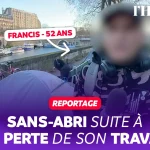 Le quotidien de Francis, sans-abri depuis 1 an après la perte de son travail (Video) - L'Humanité