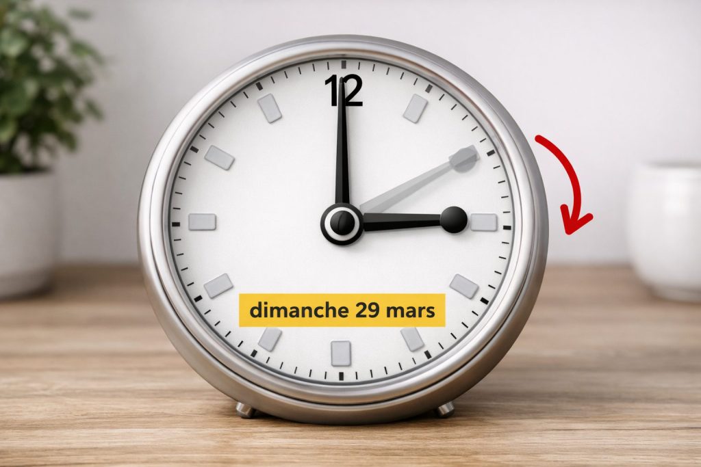 Le passage à l’heure d’été, c’est ce week-end