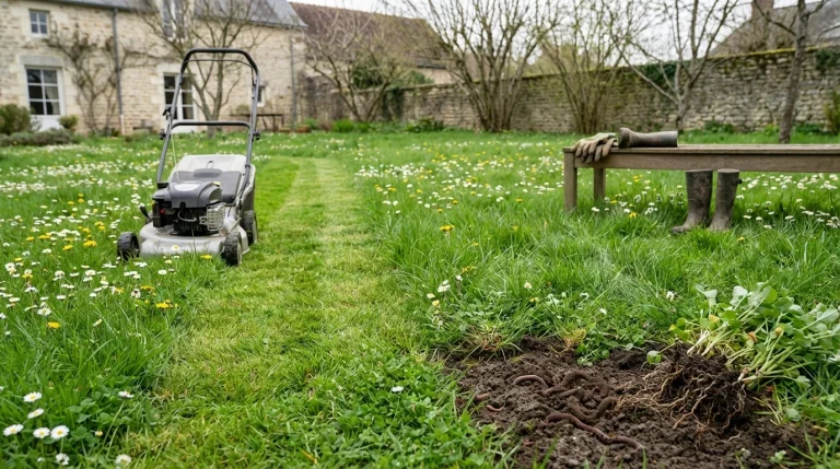 Pelouse en mars : l'erreur de tonte qui appauvrit le sol en eau et nuit à votre jardin