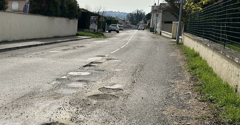 Chasse-sur-Rhône. Des travaux chemin de Trembas