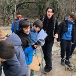 Saillans : Les écoliers découvrent les bords de Drôme par l'écoute de la nature.