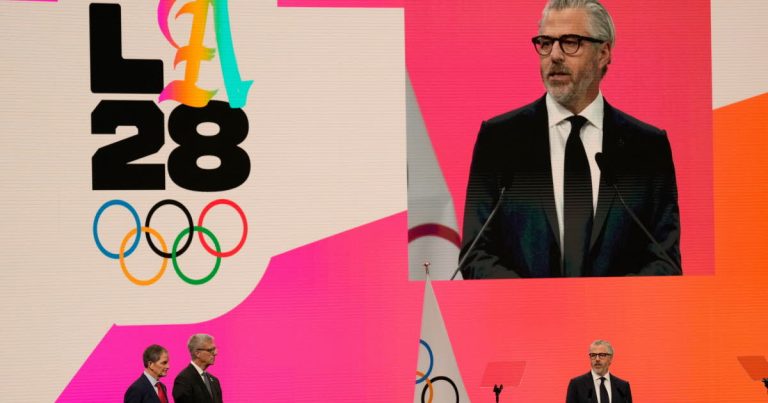 Jeux Olympiques 2028 : Los Angeles présente son identité visuelle inspirée des fleurs de Californie