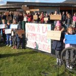 Thanvillé - Saint-Pierre-Bois : Manifestation des parents et écoliers contre la suppression d'une classe