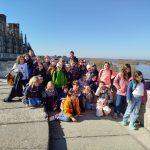 Les élèves géromois et rochenats découvrent les châteaux de la Loire.