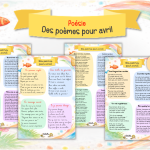 Poèmes d'avril pour élèves de CE1 à CM2 - La trousse de Sobelle