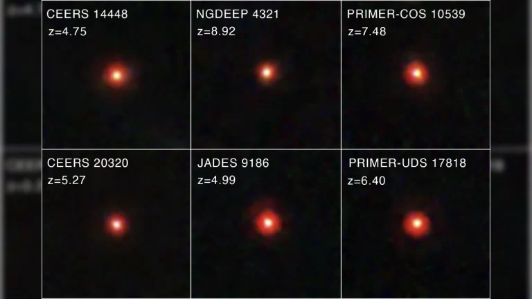 Les mystérieux 'petits points rouges' dans les images du télescope James Webb intriguent les astronomes