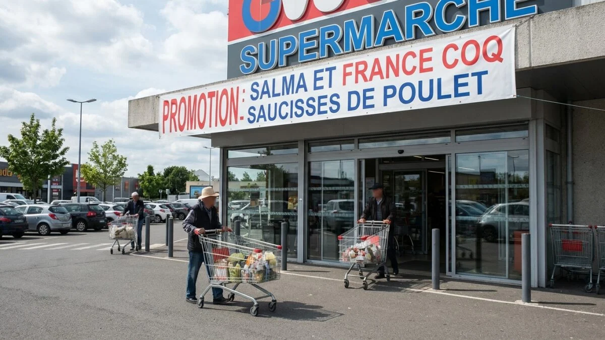 Rappel de saucisses de poulet en France : contamination à Salmonella détectée en supermarchés et boucheries.