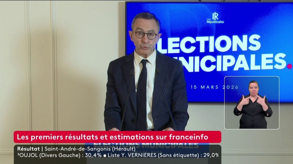 Bruno Retailleau appelle à un grand rassemblement de la droite pour les municipales contre la gauche et le RN.