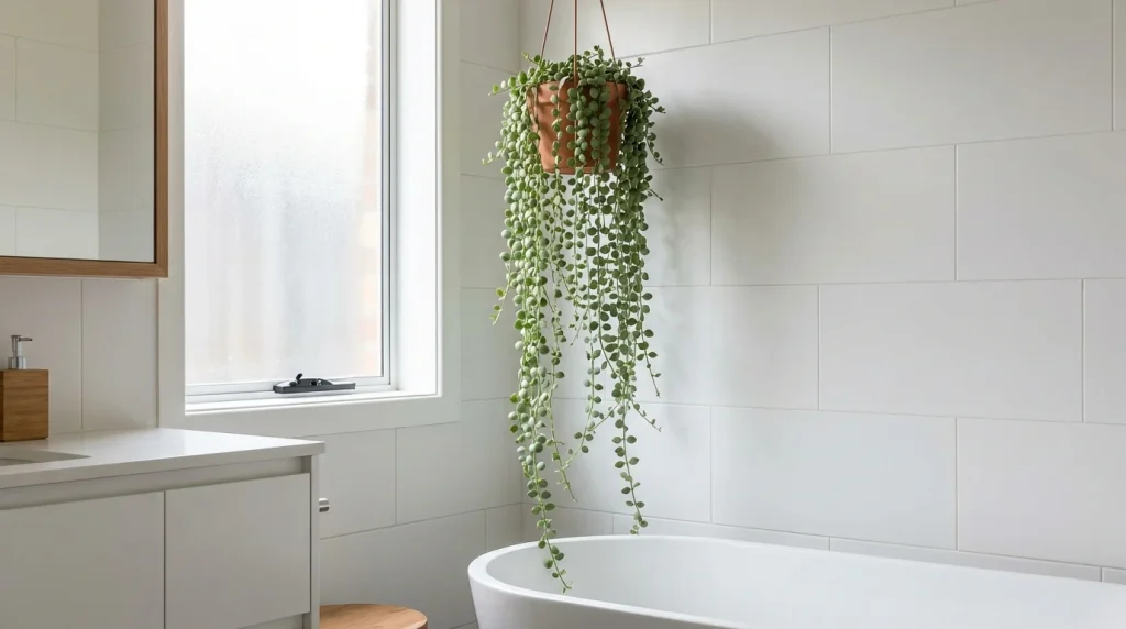 Salle de bain humide : cette plante grimpante et retombante prévient la pourriture des autres