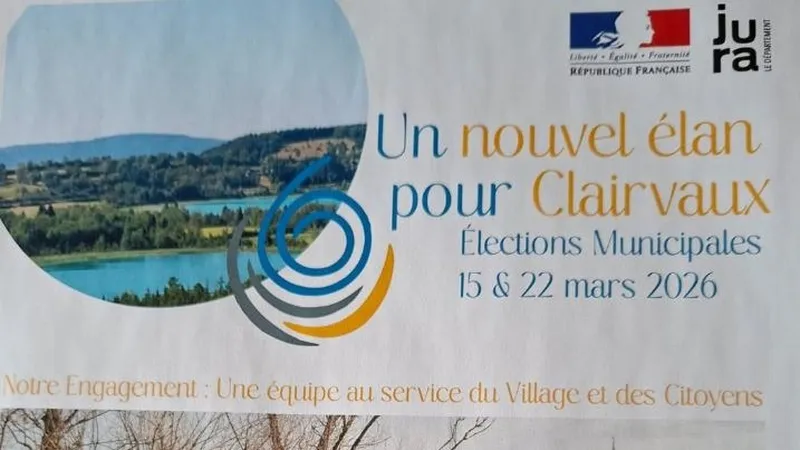 Le tract de la liste'Un nouvel élan pour Clairvaux'.