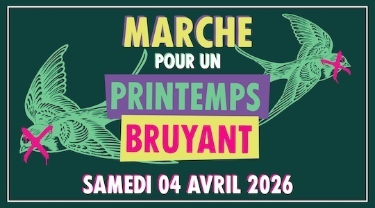 Marche Printemps Bruyant le 4 avril 2026 : Mobilisation contre les pesticides