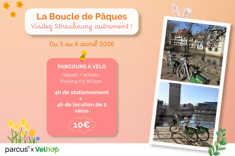 La Boucle de Pâques : Visitez Strasbourg autrement ! - Vélhop