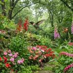 Cinq plantes d'ombre pour attirer les colibris et égayer votre jardin sombre