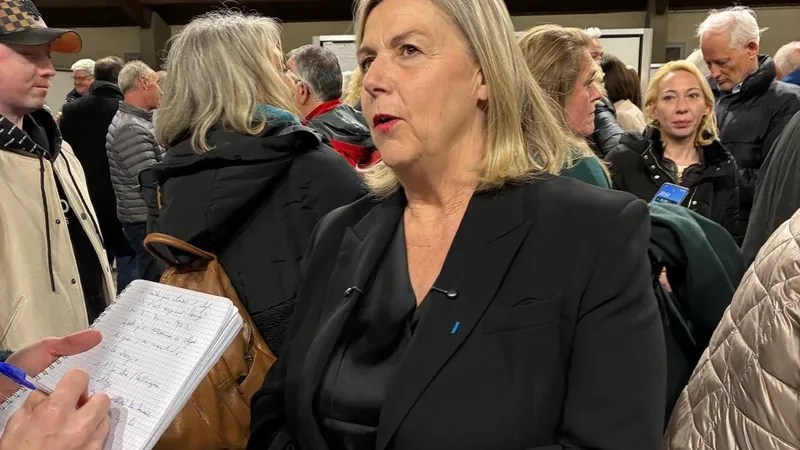 Anne Sattonnet le soir de la victoire.