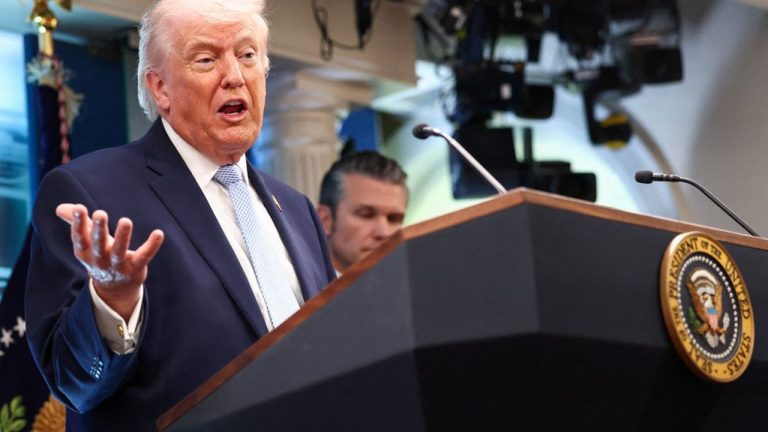 Donald Trump a annoncé un cessez-le-feu sur son réseau Truth Social mardi soir.