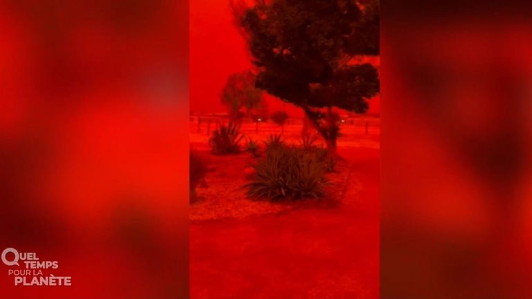 Cyclone Narelle : quelles explications derrière le ciel rouge sur la côte ouest australienne ?