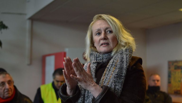 L&rsquo;action de blocage des trains prévue le 6 juin à Argenton-sur-Creuse, annonce Martine Irzenski.