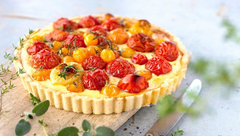 Une tarte salée réinventée : le riz à la place de la pâte