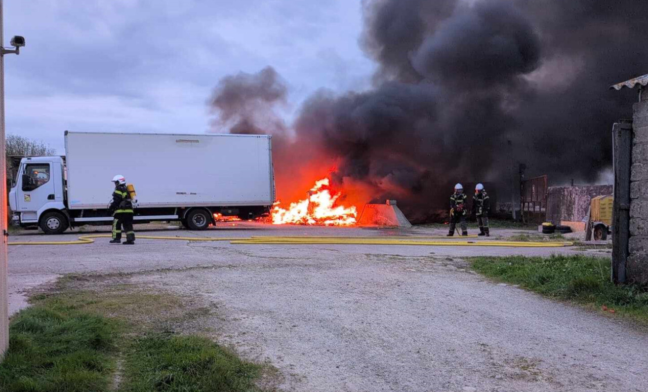 Incendie à Chaumes-en-Retz